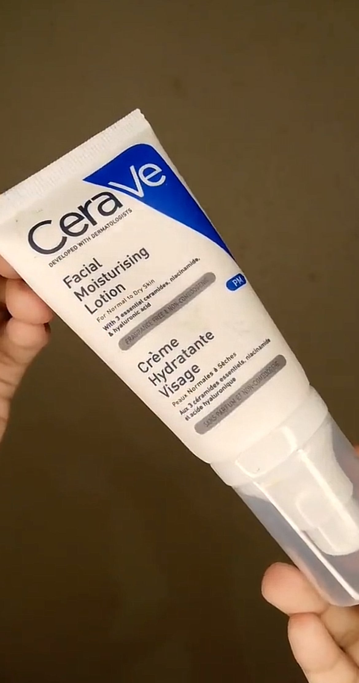 Facial moisturising lotion